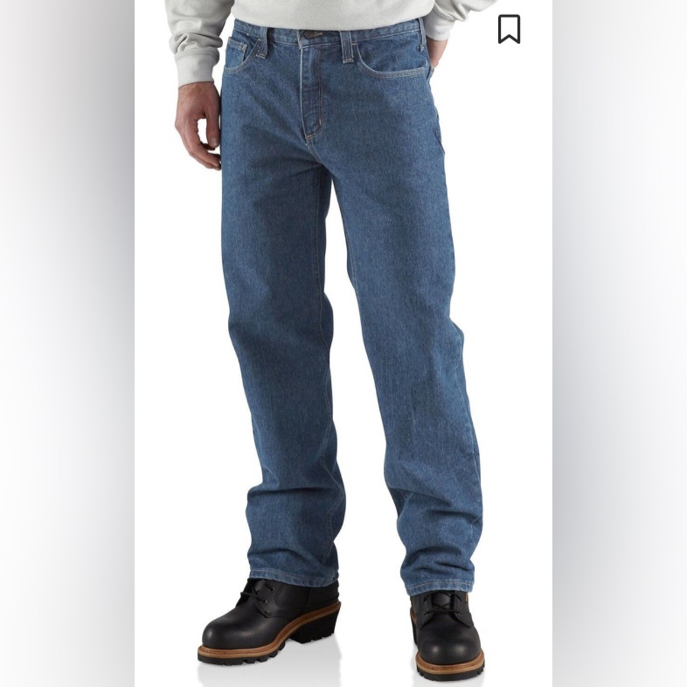 CARHARTT FLAME RESISTANT UTILITY DENIM RELAXED FIT JEANS MEN’S SZ 32 X 32